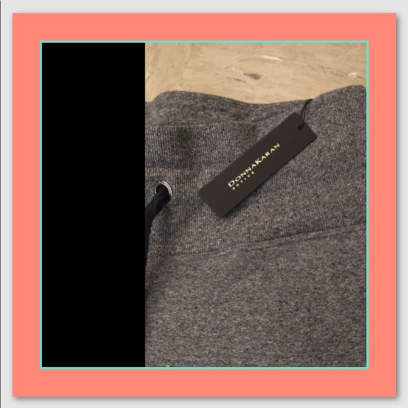 Gray Donna Karan Wide Capris - Picture 6 of 6